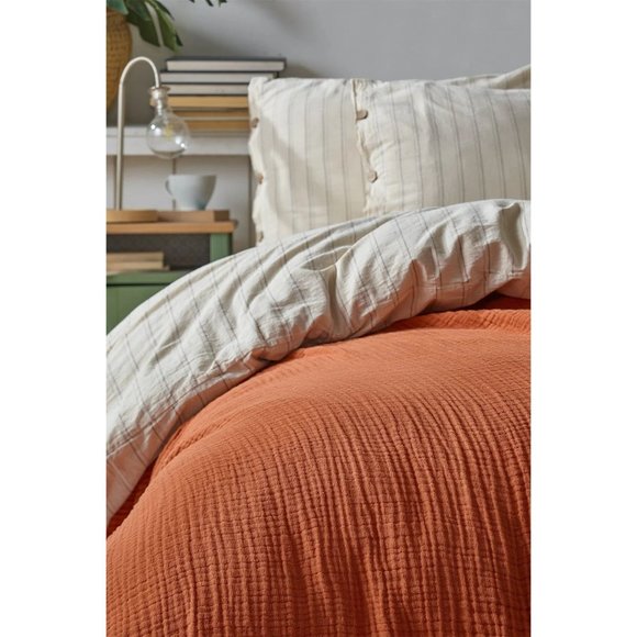 4-Layer Muslin Quilt - 100% Cotton Double Bed Cover - Picture 1 of 3